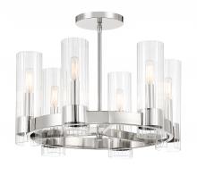 Minka-Lavery 3895-77 - VERNON PLACE - 6 LIGHT CHANDELIER
