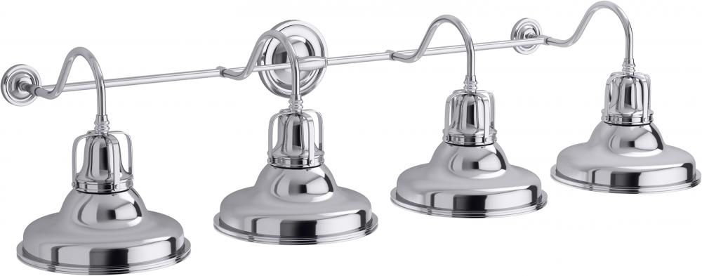 HAUKSBEE™ 4 LIGHT DOUBLE BELL SCONCE