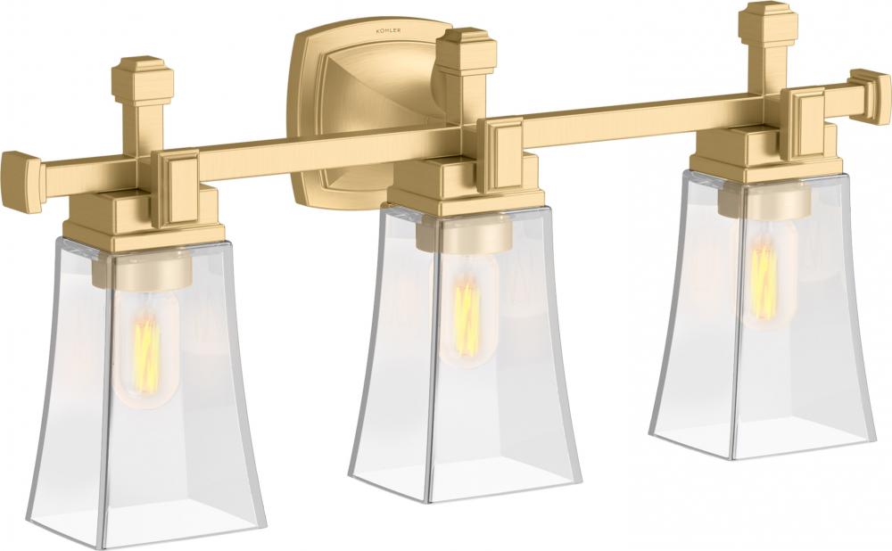 Riff 25 in. Three-Light Sconce