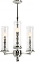 Kohler Lighting 23342-CH03-SNL - DAMASK® 3 LIGHT CHANDELIER
