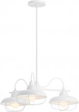 Kohler Lighting 23662-CH03-WHL - MODERN FARM 3 LIGHT CHANDELIER