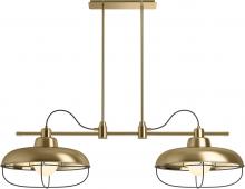 Kohler Lighting 23661-CH02-BGL - MODERN FARM 2 LIGHT LINEAR CHANDELIER XL