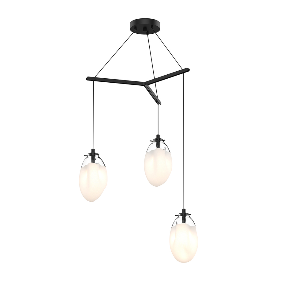 3-Light Tri-Spreader LED Pendant