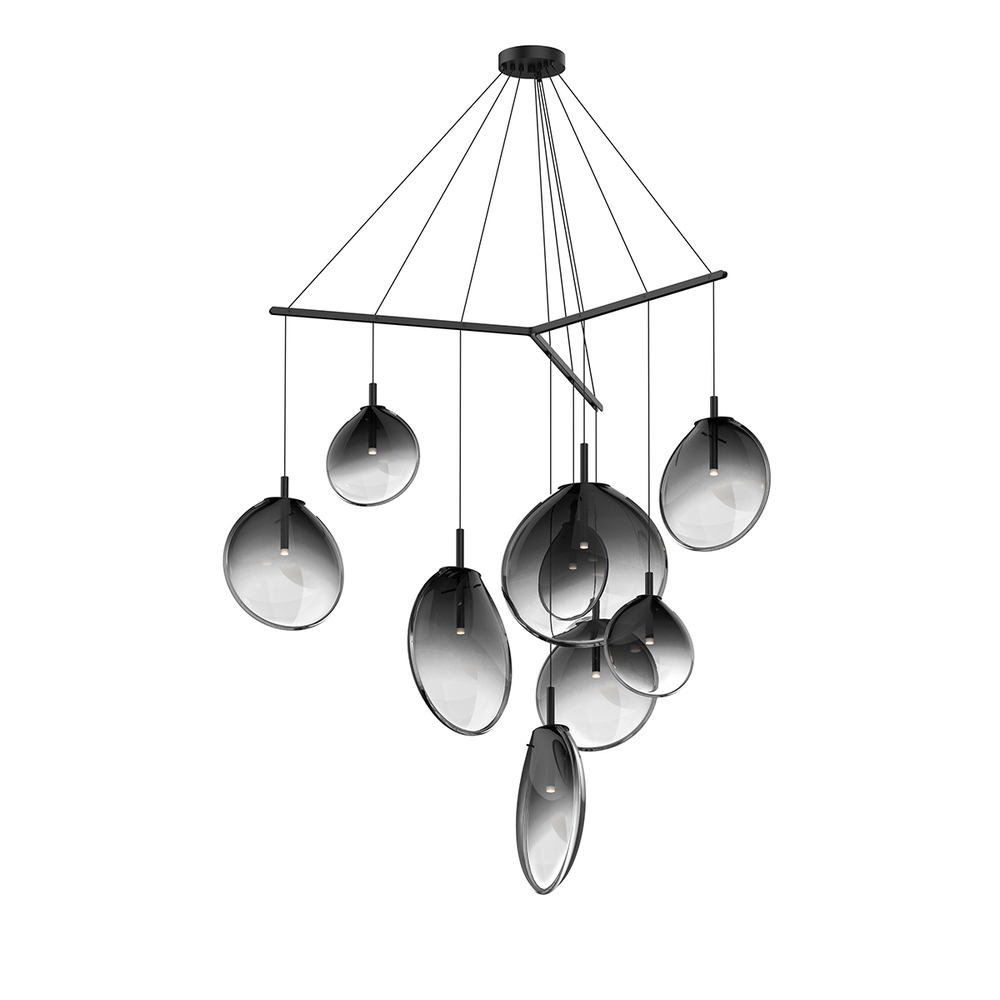 9-Light Tri-Spreader LED Pendant