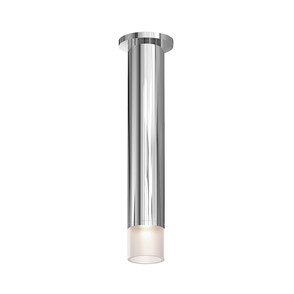 3" Tall LED Surface Mount w/Etched Glass Trim and 25° Narrow Flood Lens