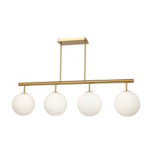 Artcraft AC11764BR - Aurelia Collection 4-Light Island/Pool Table Brass