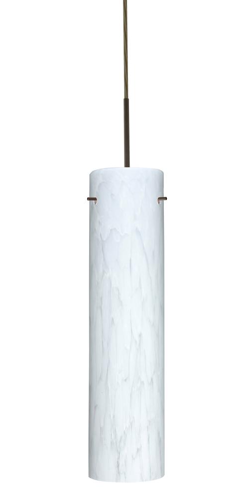 Besa Stilo 16 LED Pendant 1Jt Carrera Bronze 1x9W LED, 15Ft. Cord