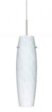 Besa Lighting 1JC-489719-LED-SN-L - Besa Suzi 14 Pendant Carrera Satin Nickel 1x9W LED, 15Ft. Cord