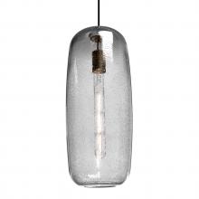 Besa Lighting 1JC-PINOT18CL-BK-L - Besa, Pinot 18 Cord Pendant, Clear Bubble, Black FInish 1x60W Incandescent, 15Ft. Cor