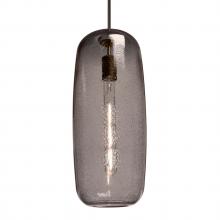 Besa Lighting 1JT-PINOT18SM-BR-L - Besa, Pinot 18 Cord Pendant, Smoke Bubble, Bronze FInish 1x60W Incandescent, 15Ft. Co
