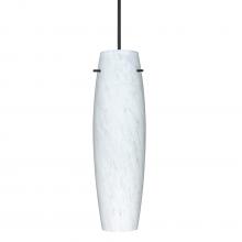 Besa Lighting 1XC-412119-BK-277-DIM010 - Besa Tu Tu Pendant, Carrera, Black, 1x50W Halogen, 277V, 0-10V Dimming