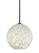 Besa Lighting 1TT-COCO1219-LED-BR - Besa Coco 12 Stem Pendant, Carrera, Bronze Finish, 1x9W LED