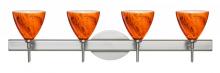 Besa Lighting 4SW-1779HB-SN - Besa Wall Mia Satin Nickel Habanero 4x40W G9