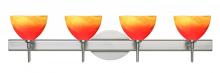 Besa Lighting 4SW-4679SL-LED-SN - Besa Wall Brella Satin Nickel Solare 4x5W LED