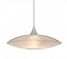 Besa Lighting XP-6294GD-SN-L - Besa Pendant Spazio Satin Nickel Gold/Frost 1x50W Halogen, 15Ft. Cord
