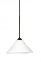 Besa Lighting 1XC-117607-LED-BR - Besa Pendant Kona Bronze White 1x5W LED