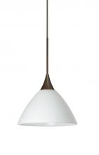 Besa Lighting 1XT-174307-LED-BR - Besa Pendant Domi Bronze White 1x6W LED