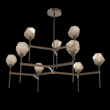 Hammerton CHB0039-55-FB-B-001-L1 - Gem Round Chandelier-55-Flat Bronze