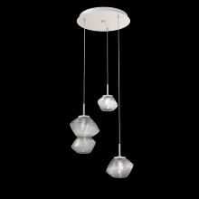 Hammerton CHB0089-03-BS-S-C01-L3 - Mesa Round 3pc Multi-Pendant