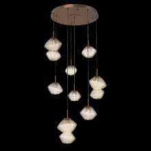 Hammerton CHB0089-08-BB-A-C01-L3 - Mesa Round Pendant Chandelier