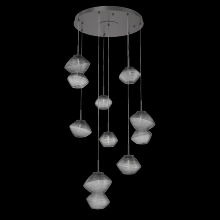 Hammerton CHB0089-08-GP-S-C01-L1 - Mesa Round Pendant Chandelier