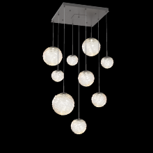 Hammerton CHB0092-09-GP-A-C01-L3 - Gaia Square 9pc Multi-Pendant
