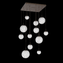 Hammerton CHB0092-12-FB-C-C01-L3 - Gaia Square 12pc Multi-Pendant