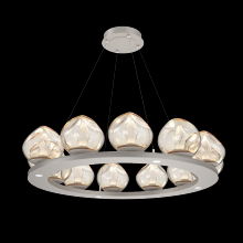 Hammerton CHB0095-0C-BS-GA-CA1-L1 - Luna Ring Chandelier