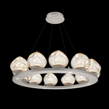 Hammerton CHB0095-0C-BS-ZA-CA1-L1 - Luna Ring Chandelier