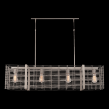 Hammerton PLB0020-60-BS-0-001-E2 - Downtown Mesh Linear Suspension-60-Metallic Beige Silver