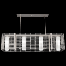 Hammerton PLB0020-60-BS-F-001-E2 - Downtown Mesh Linear Suspension-60-Metallic Beige Silver