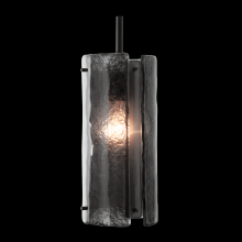 Hammerton LAB0044-12-CS-FR-C01-E2 - Textured Glass Pendant-Rod Suspended-12