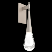Hammerton IDB0078-01-BS-C-L1 - Raindrop Sconce-Metallic Beige Silver-Blown Glass