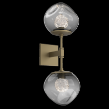Hammerton IDB0095-02-GB-FS-L1 - Luna Double Sconce