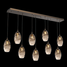 Hammerton PLB0035-09-FB-OB-C01-E2 - Ellisse Linear 9pc Multi-Pendant