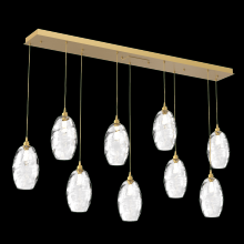 Hammerton PLB0035-09-GB-OC-C01-E2 - Ellisse Linear 9pc Multi-Pendant