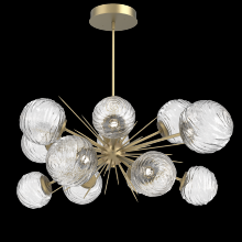 Hammerton PLB0092-0D-GB-C-001-L1 - Gaia Oval Starburst Chandelier