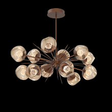 Hammerton PLB0095-0D-BB-ZB-001-L3 - Luna Oval Starburst Chandelier