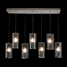 Hammerton PLB0044-04-GP-FG-C01-E2 - Textured Glass Linear Multi-Pendant