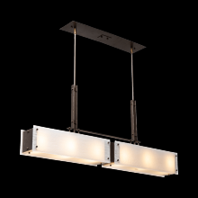 Hammerton PLB0026-0C-CS-IW-001-E2 - Urban Loft Trestle Linear Suspension-0C-Classic Silver