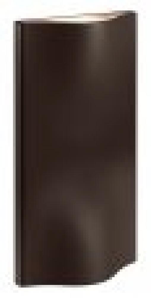 Outdoor Wall Kurvey Frost Glass Black LED 2X7W 90 CRI 3000K 990lm