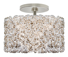 Stone Lighting CL532SIPGRT6B - Ceiling 10" Spaga Silver Polished Gold E26 Retro 60W x 3