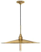 Stone Lighting PD421BBRT3ABLM - Pendant Doppio Brushed Brass 120V 30W Incandescent Black Cloth Cord