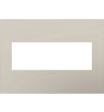 Legrand AWP3GGG4 - adorne? Greige Three-Gang Screwless Wall Plate