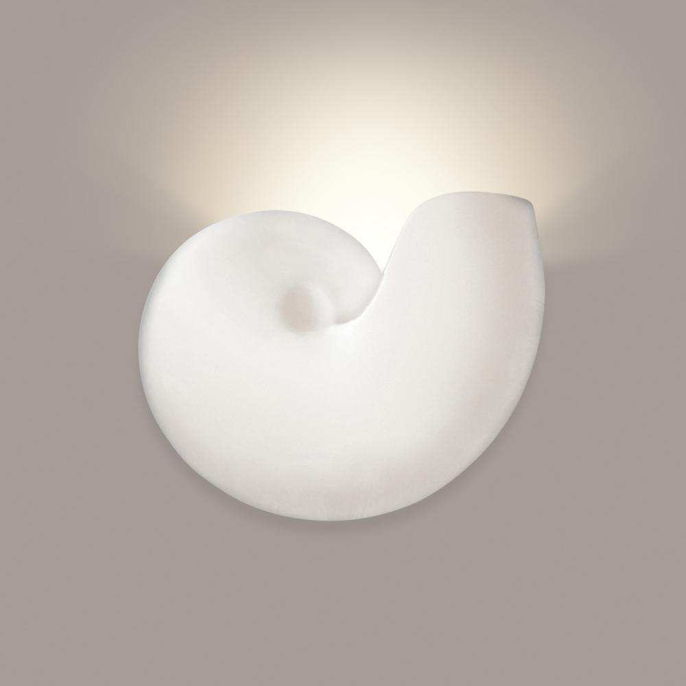 Nautilus Wall Sconce: Safety Yellow