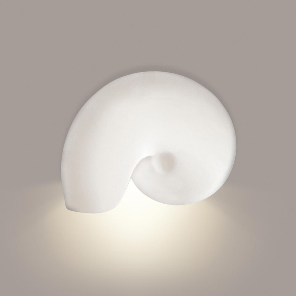 Nautilus Downlight Wall Sconce: Brazil Nut (Wet Location Label)