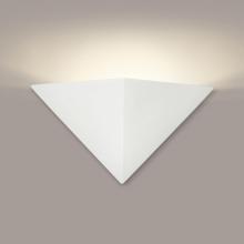 A-19 1902-1LEDE26-A32 - Gran Sumatra Wall Sconce: Cream Satin (E26 Base Dimmable LED (Bulb included))