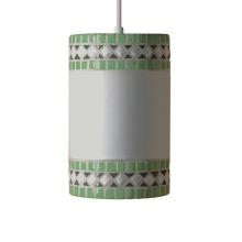 A-19 PM20301-MI - Borders Pendant Mint Green