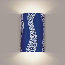 A-19 M20304-CB-WETST-1LEDE26 - Passage Wall Sconce Cobalt Blue (Wet Sealed Top, E26 Base LED (Bulb included))