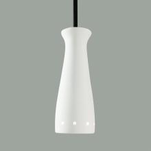 A-19 MP07-A19-BCC - Pilsner Mini Pendant: Lichen (Black Cord & Canopy)